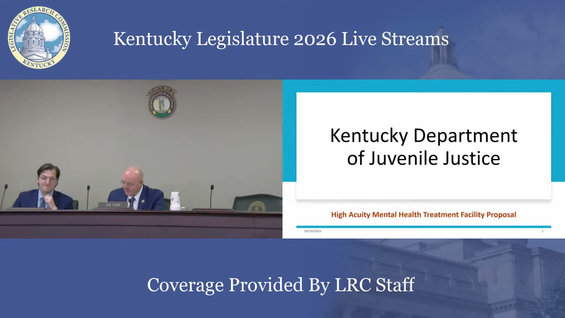 Senate committee advances bill to create secure mental‑health facility for violent juveniles