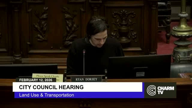 Committee reports Tivoli EcoVillage PUD favorably to full council