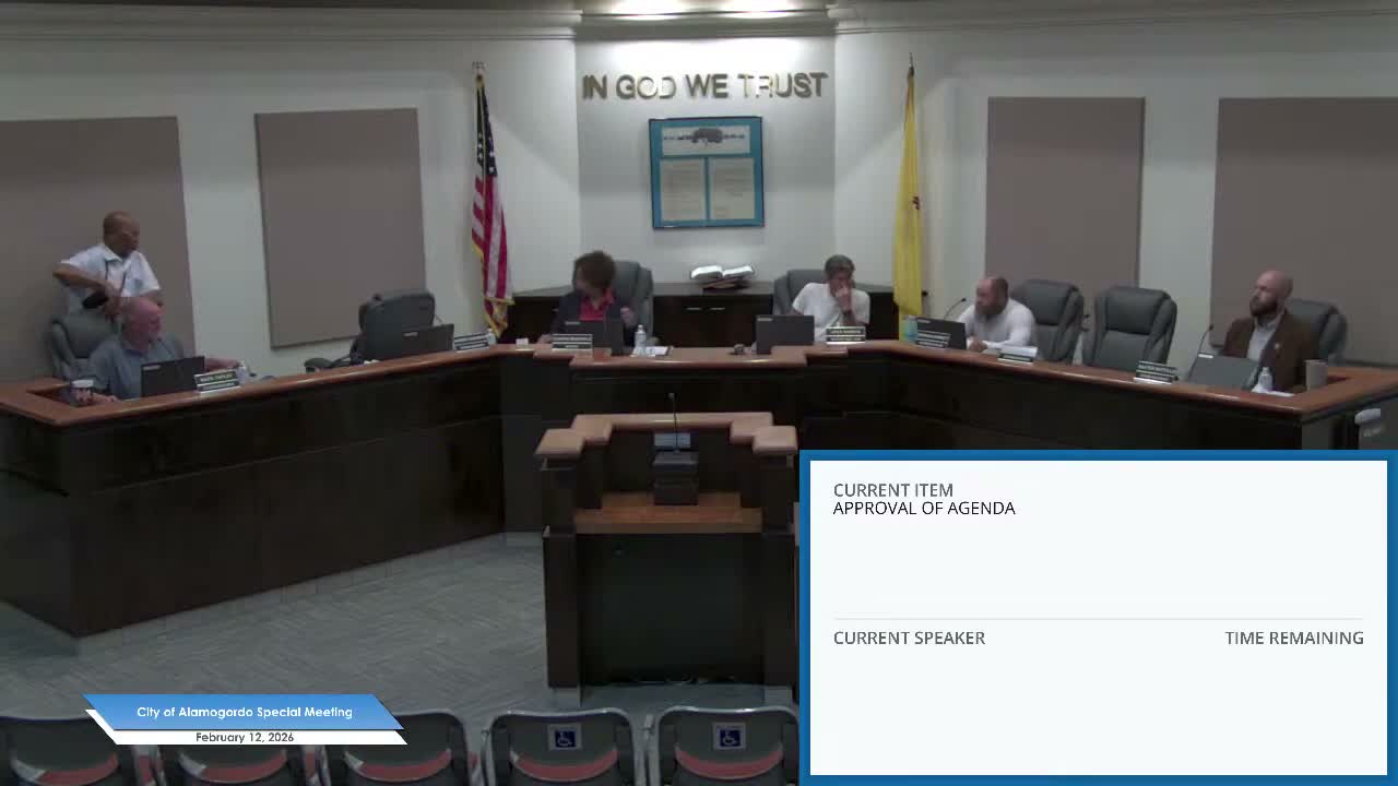 Alamogordo officials vote to enter closed session for city manager interviews