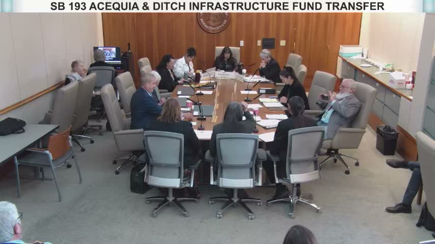 House committee gives do-pass to SB193 to double acequia infrastructure fund to $5M annually