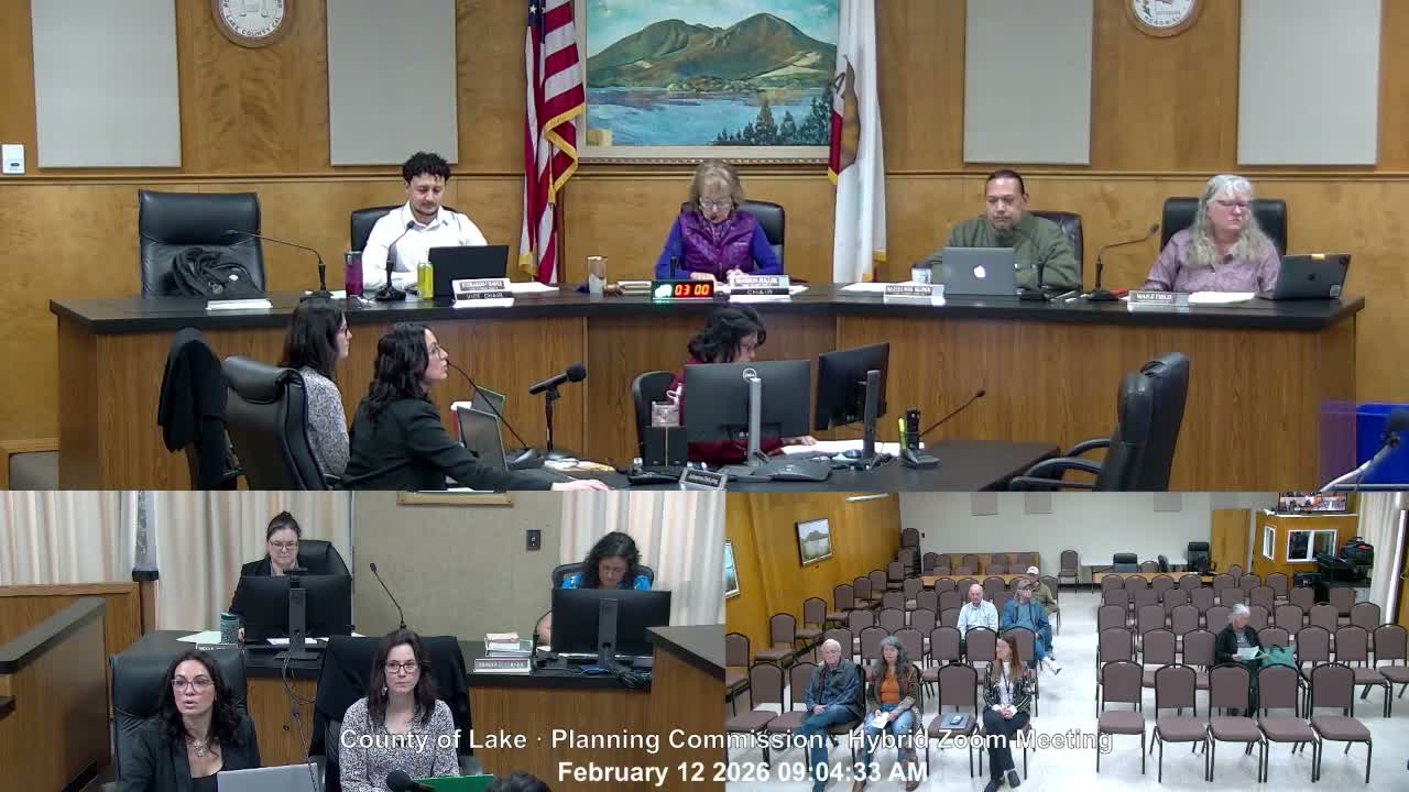 Planning Commission forwards Kelseyville-area zoning correction to supervisors after public concern