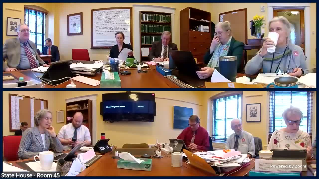 Ways & Means reviews 50‑section miscellaneous tax bill, flags S‑corp credit repeal, transfer‑tax compliance and Fish & Wildlife fee change