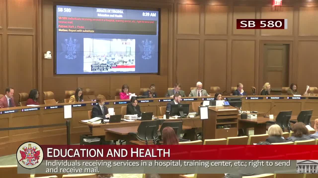 Health Committee actions: roundup of bills reported, continued, or struck