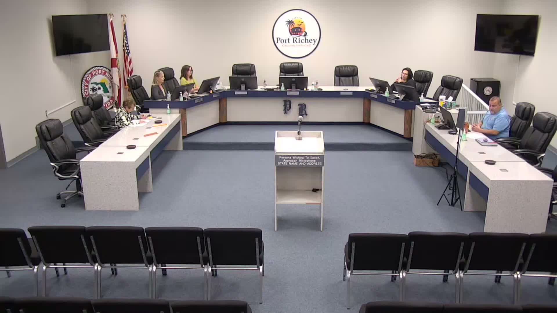 Port Richey City panel elects chair, vice chair; secretary appointment deferred