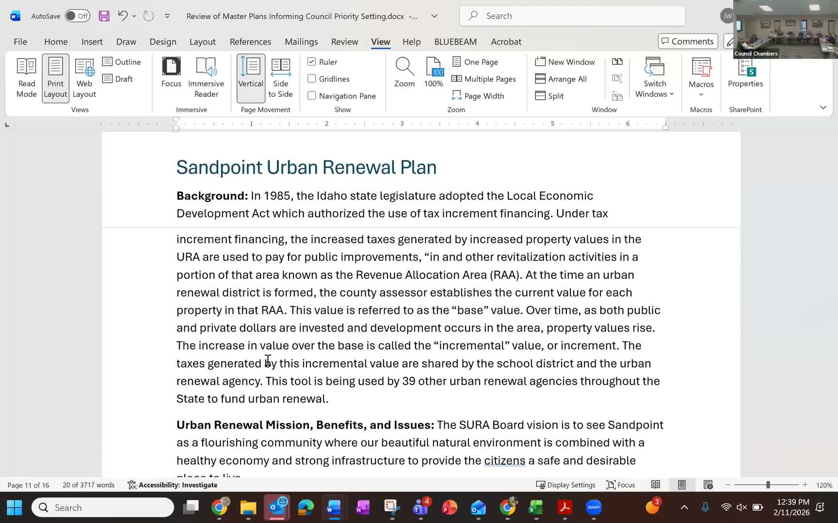 Sandpoint council told to identify projects now to spend urban renewal dollars before 2029 sunset