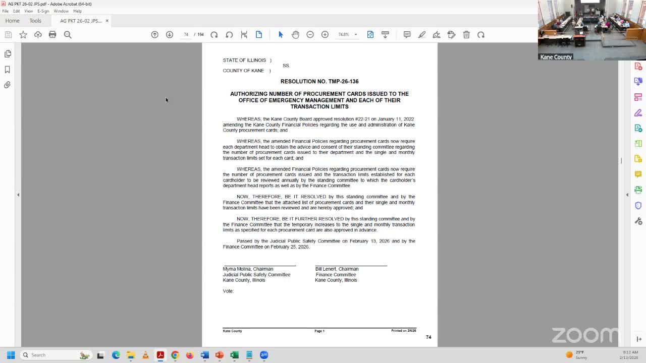 County committee advances ordinance to let emergency management make $10,000–$30,000 emergency purchases