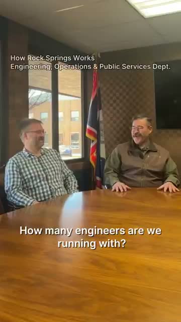 Officials say two engineers handle daily operations in Rock Springs engineering department