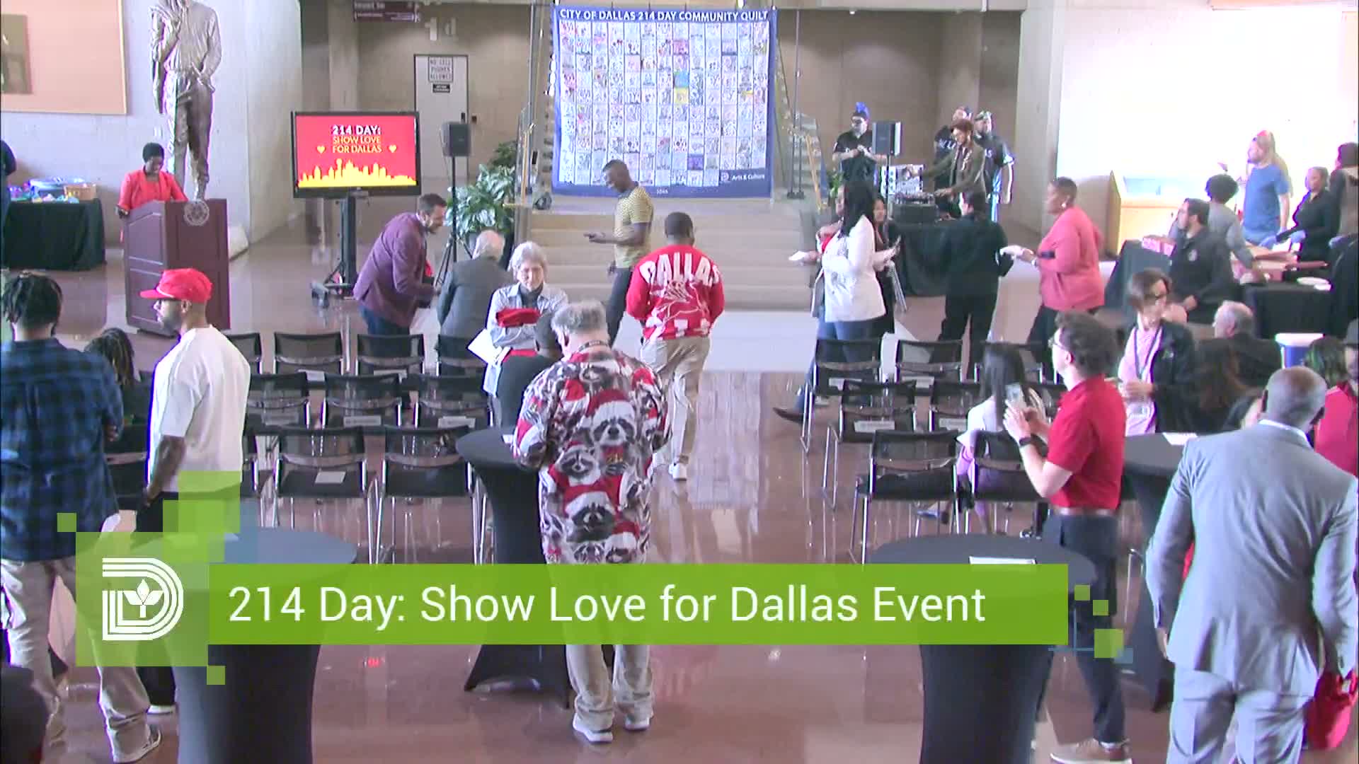 City of Dallas marks '214 Day' with proclamation, artist showcases and performances at City Hall
