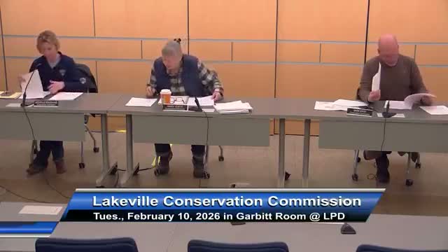 Conservation commission invites Planning Board to joint meeting on stormwater bylaw