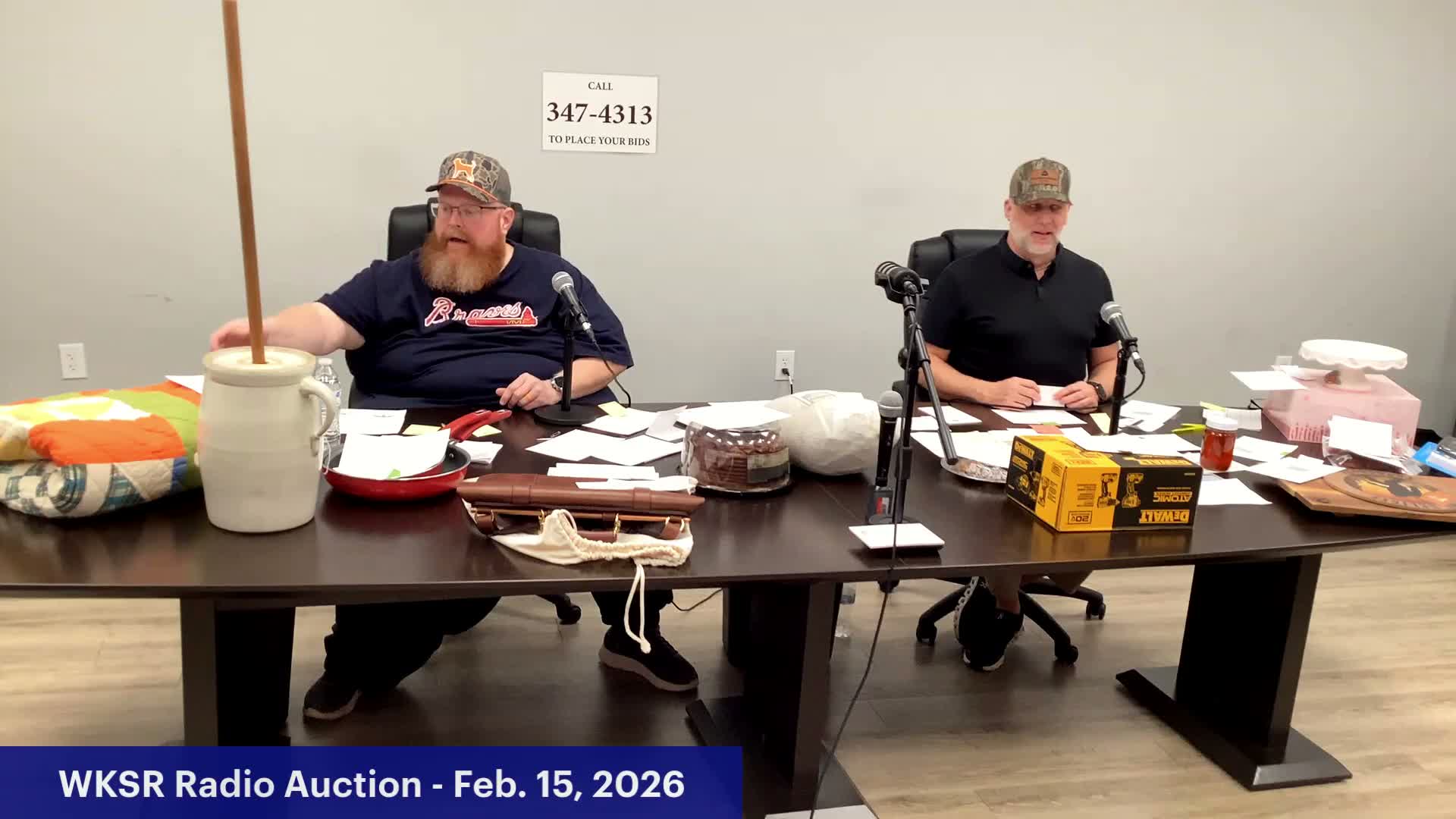 WKSR radio auction in Pulaski raises $28,756 for CD Outreach; handmade American flag sells for $1,100