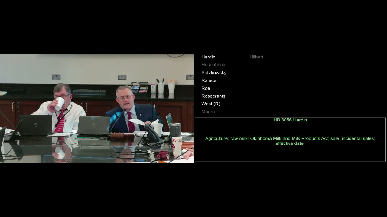 Committee passes bill legalizing sales of unpasteurized milk with producer liability protection