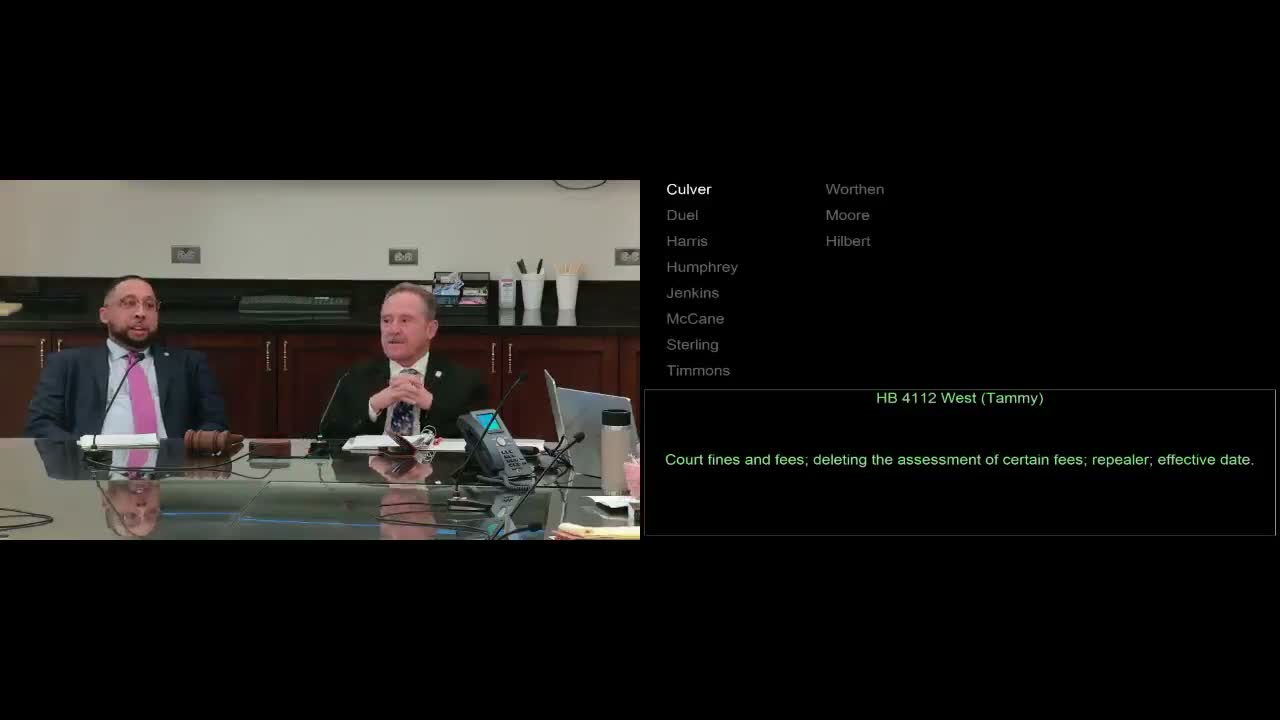 Subcommittee advances bill to stabilize OSBI funding, eliminate two DA supervision fees