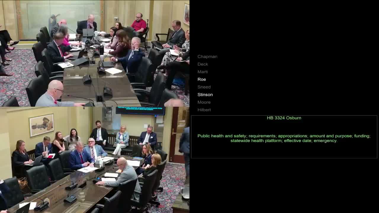 Health appropriations subcommittee advances package of public‑health bills, including emergency communications and maternal‑care changes