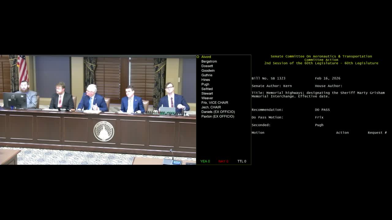 Votes at a glance: committee advances multiple memorial designations, several bills advance unanimously