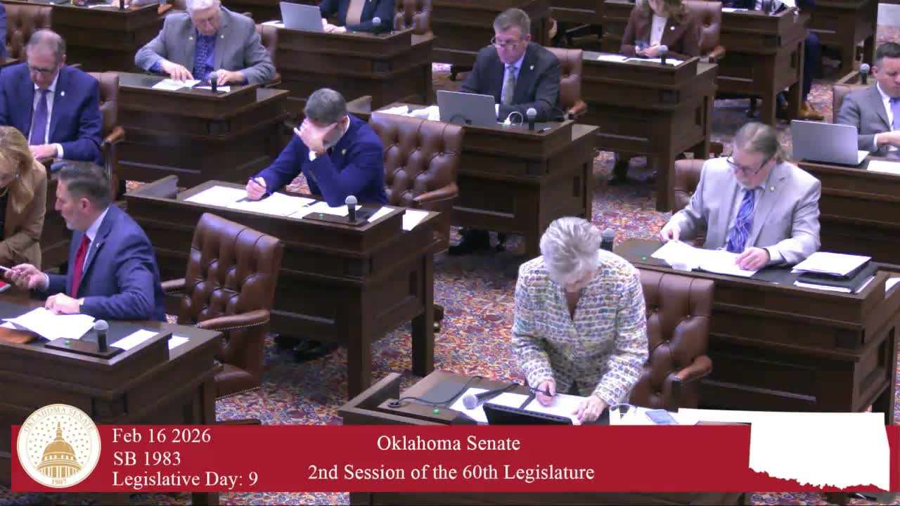 Oklahoma Senate passes package of bills, including tax-credit change and hospice marketing limits