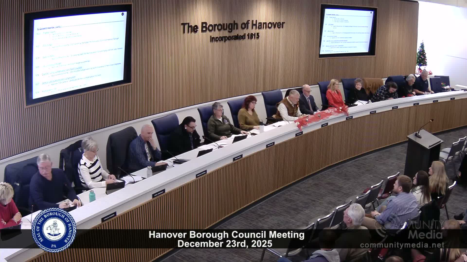 Hanover Borough Council approves 2026 budget over resident objections