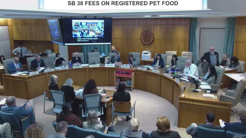House committee advances bill to preserve New Mexico spay‑neuter fund paid by pet‑food registration fee