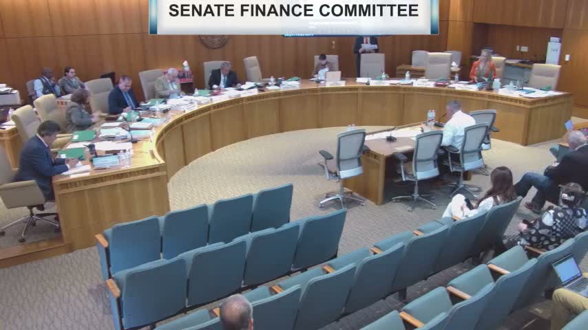 Senate finance panel hears two-year aid package to offset local losses from House Bill 9