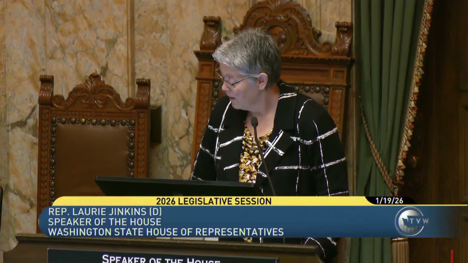 Washington House adopts resolution honoring Dr. Martin Luther King Jr.; members deliver tributes