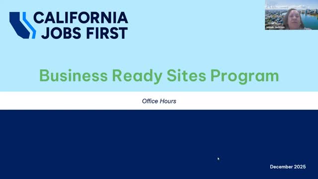 GO‑Biz outlines Business Ready Sites program, submission rules and support; names new coordinator