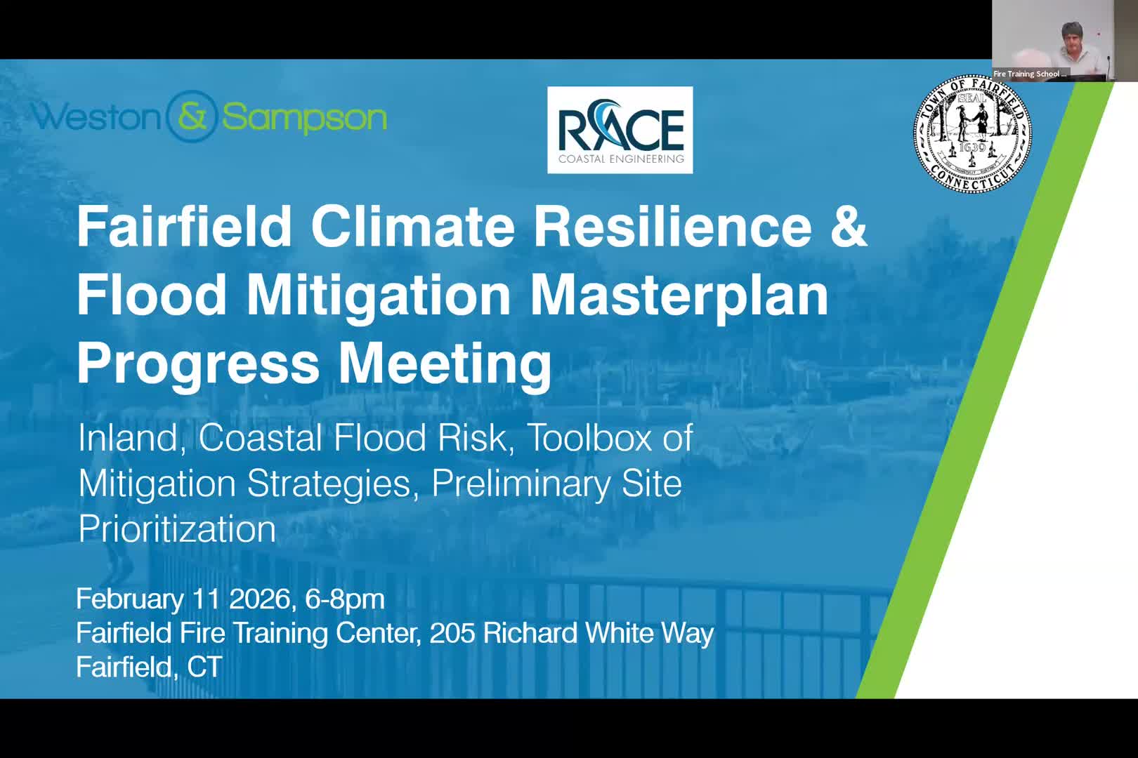 Fairfield unveils draft master flood plan and public flood‑viewer after modeling shows bigger inundation and erosion by 2050