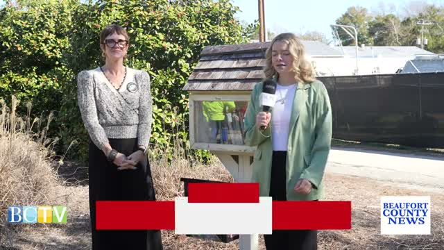 Youth literacy group installs child-sized Little Free Library on Spanish Moss Trail in Beaufort County