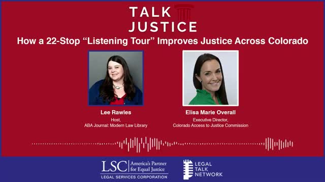 Colorado commission highlights lack of centralized court guidance, $4M annual civil legal aid fund and plan to expand help