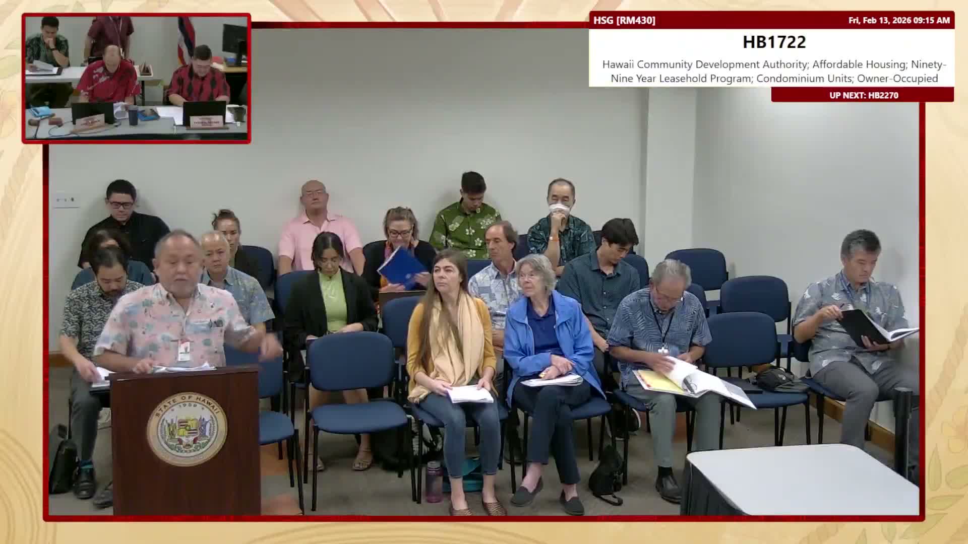 HCDA urges changes to 99‑year leasehold pilot to make units marketable; lawmakers press for clearer owner‑occupancy rules