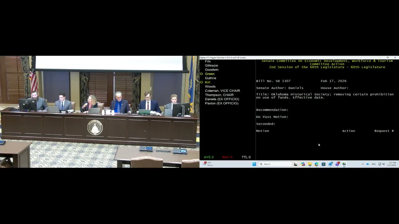 Committee advances bill stopping denial of grants solely for religious character