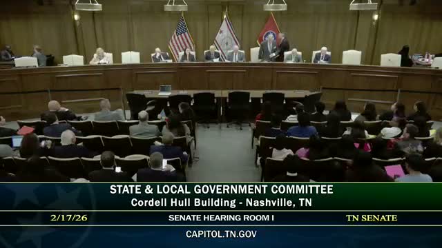 Senate State and Local Government Committee advances package of bills, forwards four agency budgets to Finance