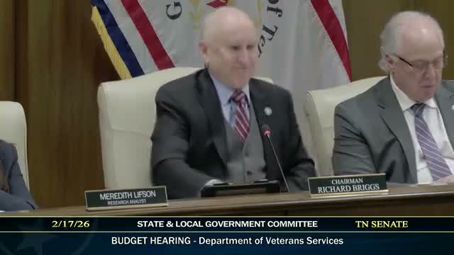 Veterans Services highlights cemetery expansion and modernization; committee forwards budget to Finance