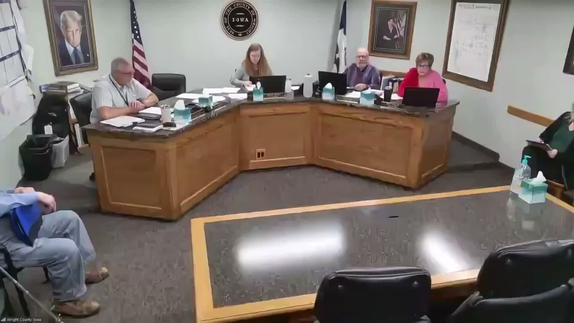 Wright County considers cutting two secondary‑roads foreman roles; board discusses pay options and training plans