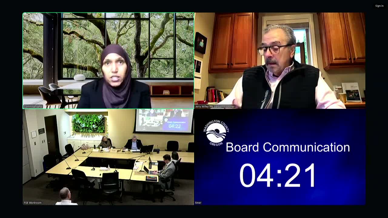 Washington County commissioners debate county role on SB 1586 land-use reform