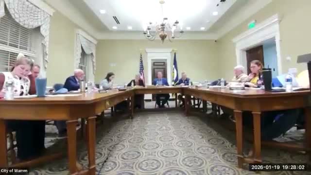 Warren Council affirms transit contribution, approves records disposition and appointments; committee reports given