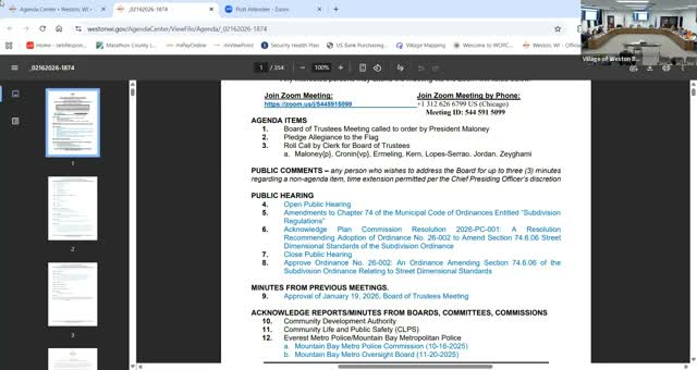 Weston board amends subdivision rules to allow limited cul-de-sac exceptions