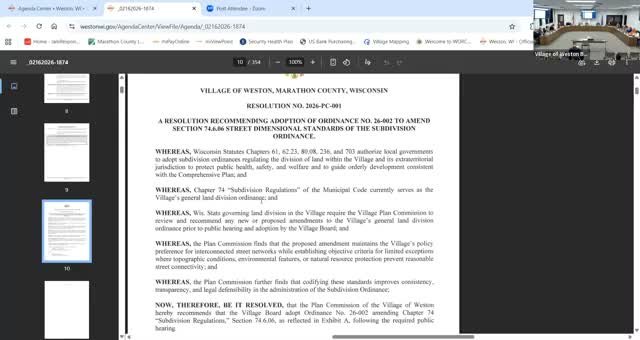 At a glance: Key Weston board votes, Feb. 16, 2026