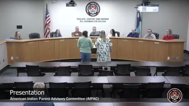 American Indian Education advisory group reports district concurrence, plan to file with MDE