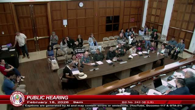 Guam hearing draws widespread opposition to bill that would open decolonization vote to all registered voters