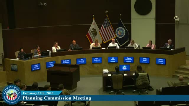 Vista planners hear update on general plan workshops, movable tiny homes referral