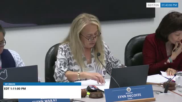 Lawmakers hear broad support for cooperative development program but ask DBEDT about staffing and grant size