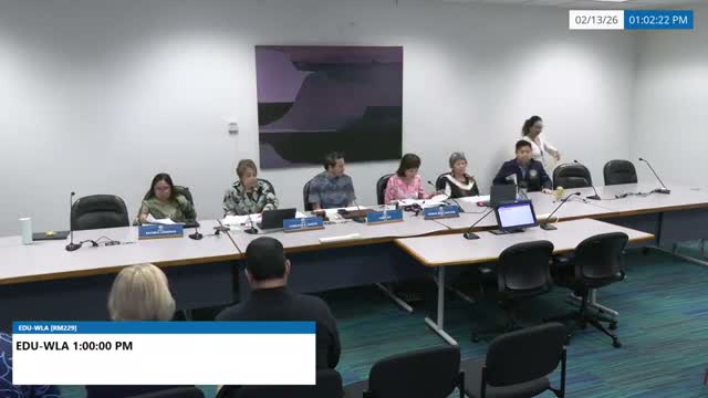 Senate committee amends and advances bill to transfer some school-site library parcels to Hawaii State Public Library System