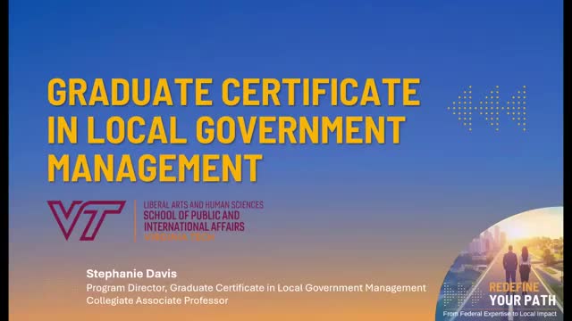 Virginia Tech offers graduate certificate, partial scholarships for displaced federal workers