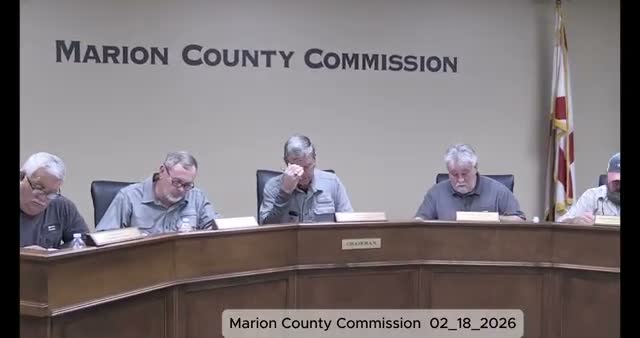 Marion County meeting approves routine motions, hires administrative employee and adjusts payroll