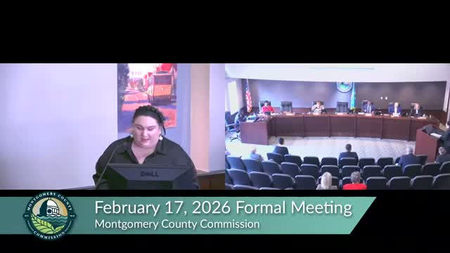 Montgomery County approves amendment reducing beneficiary total for 2020 CDBG‑CV grant to Mercy House