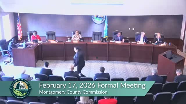 Montgomery County commission approves minutes, contracts, road projects and polling‑place relocations