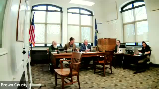Brown County approves appointments, grant application and IT migration; authorizes road‑vacation notice