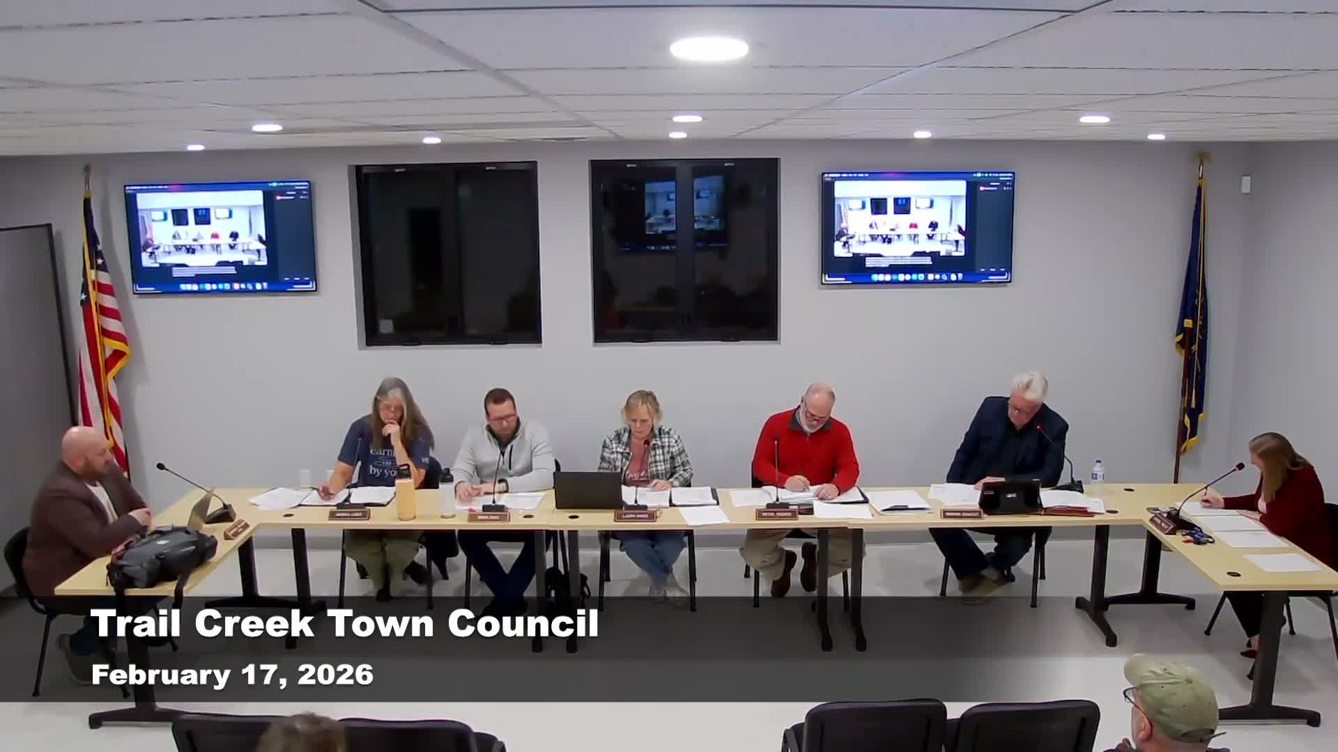 Trail Creek approves playground down payment and advances first reading to shift park and sanitary funds