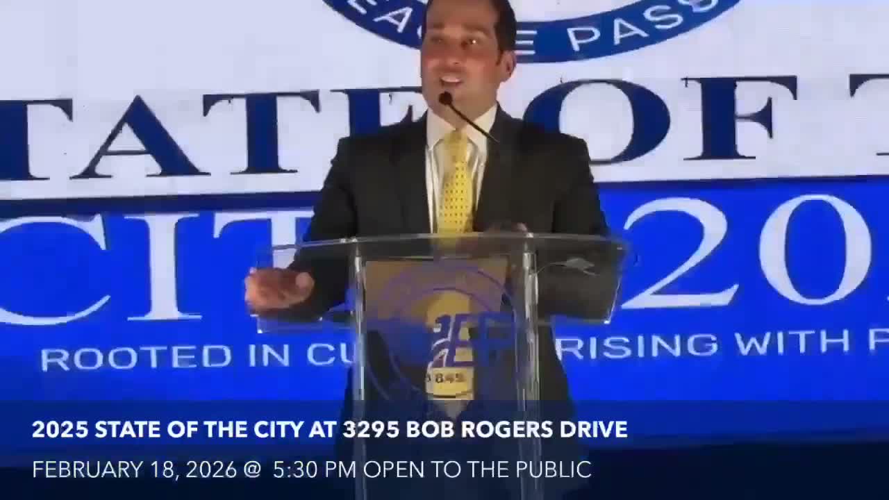 Mayor Adelpontes frames Eagle Pass State of the City around transparency, public safety and trade growth