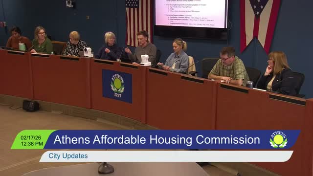 Athens commission flags ADU code gap and discusses county CRA to incentivize accessible housing