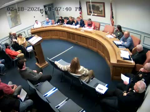 Resident asks about garbage bid; council affirms spring cleanup is in bid packet